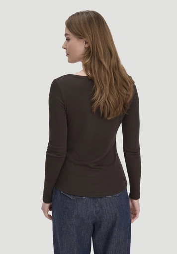 Softrib longsleeve fitted made from organic cotton and TENCEL™ Modal - 2