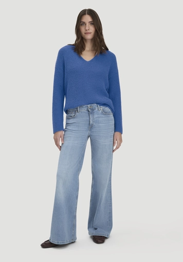 Strick Pullover Relaxed aus reinem Alpaka - 1