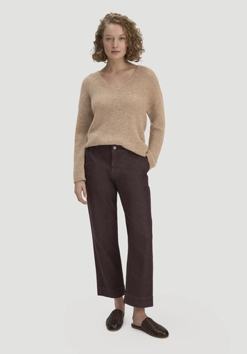 Strick Pullover Relaxed aus reinem Alpaka - 1