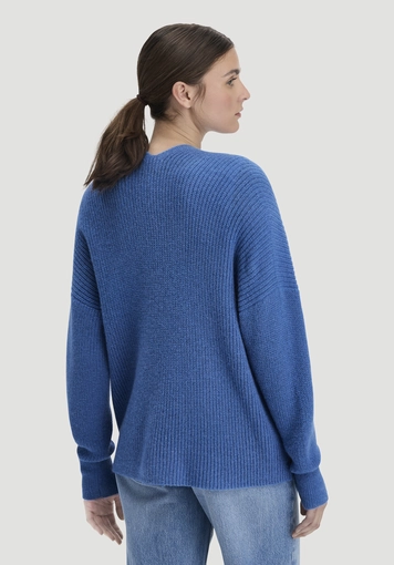 Strick Jacke Oversize aus reinem Alpaka - 2