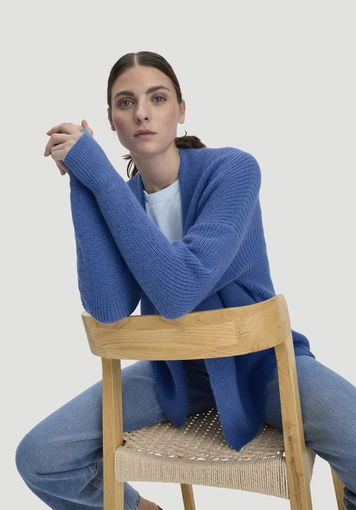 Strick Jacke Oversize aus reinem Alpaka - 3