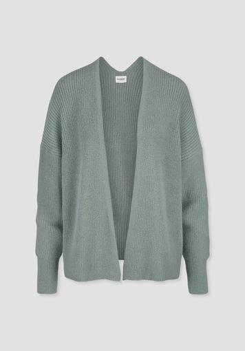 Strick Jacke Oversize aus reinem Alpaka