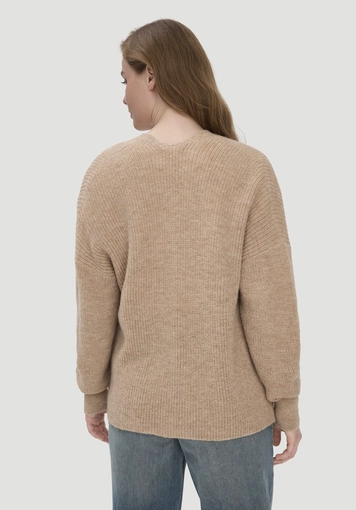 Strick Jacke Oversize aus reinem Alpaka - 2