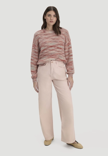 Relaxed knitted sweater made from pure alpaca - 1