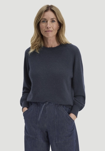 Relaxed knit sweater BETTER RECYCLING made from pure cashmere - 0