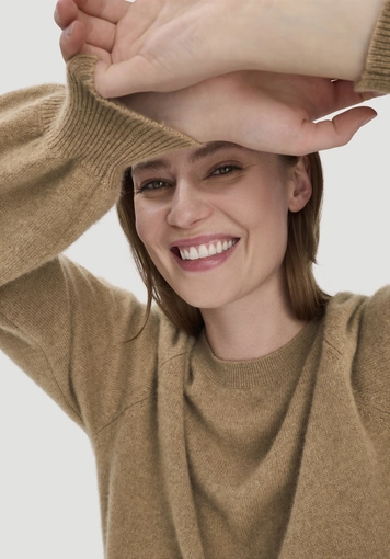 Strick Pullover Relaxed BETTER RECYCLING aus reinem Cashmere - 3