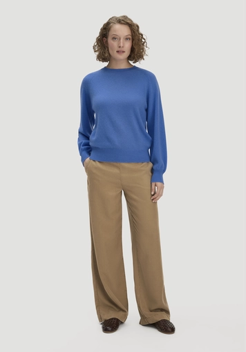 Relaxed knit sweater BETTER RECYCLING made from pure cashmere - 1