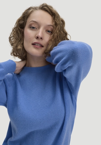 Relaxed knit sweater BETTER RECYCLING made from pure cashmere - 3