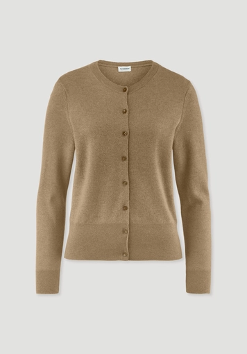 Strick Jacke Regular BETTER RECYCLING aus reinem Cashmere