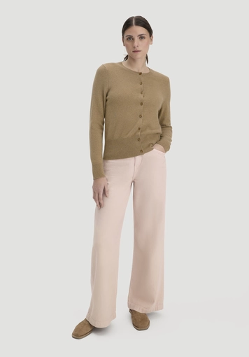 Strick Jacke Regular BETTER RECYCLING aus reinem Cashmere - 1