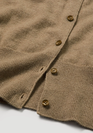 Strick Jacke Regular BETTER RECYCLING aus reinem Cashmere - 5
