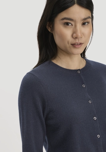 Strick Jacke Regular aus Cashmere mit Recyclinganteil - 3