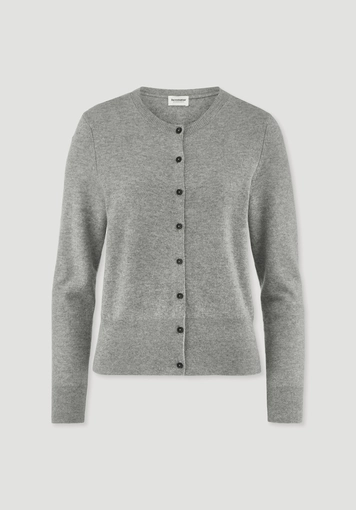 Knit jacket Regular BETTER RECYCLING made of pure cashmere