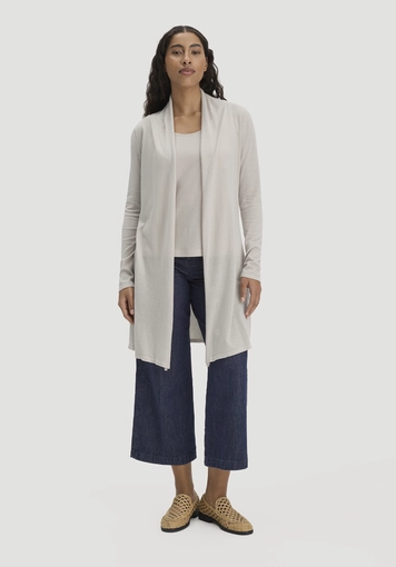 Strick Jacke Regular aus TENCEL™ Lyocell und Bio-Baumwolle - 0