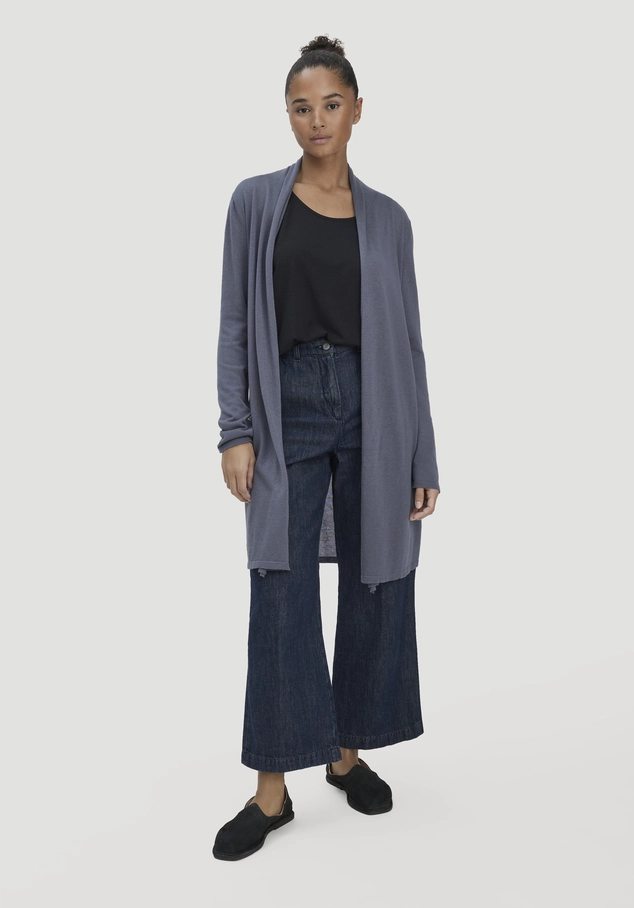 Strick Jacke Regular aus TENCEL™ Lyocell und Bio-Baumwolle