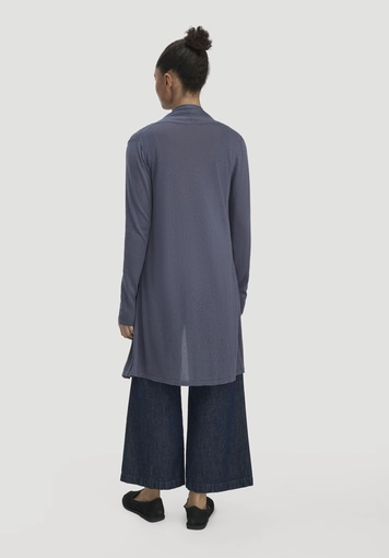 Strick Jacke Regular aus TENCEL™ Lyocell und Bio-Baumwolle - 1