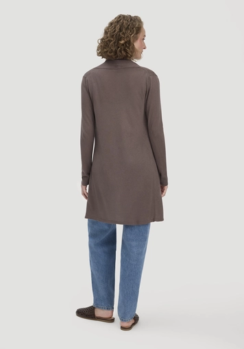 Strick Jacke Regular aus TENCEL™ Lyocell und Bio-Baumwolle - 1
