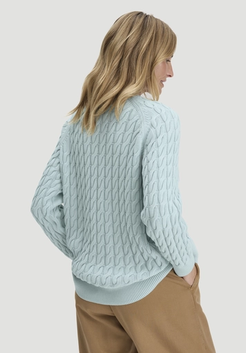 Knitted sweater regular made of pure organic cotton - 2
