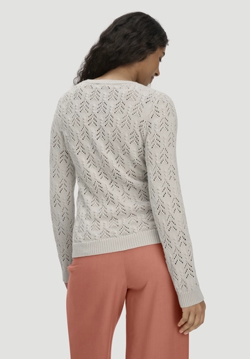 Strick Pullover Regular aus Bio-Baumwolle und Schurwolle - 2