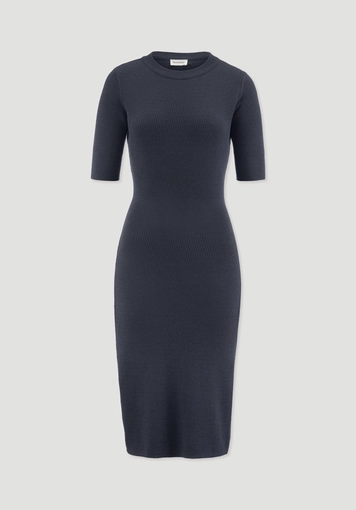 Strick Kleid Regular aus Bio-Baumwolle und Wolle - 4