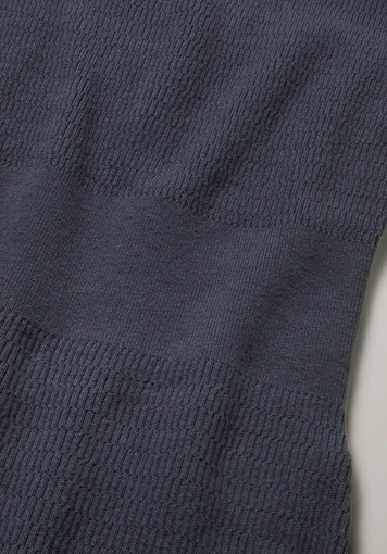 Strick Kleid Regular aus Bio-Baumwolle und Wolle - 5