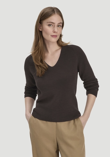 Strick Pullover Regular aus reiner Bio-Baumwolle - 0