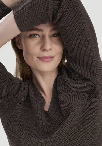 Knitted sweater regular made of pure organic cotton - 3