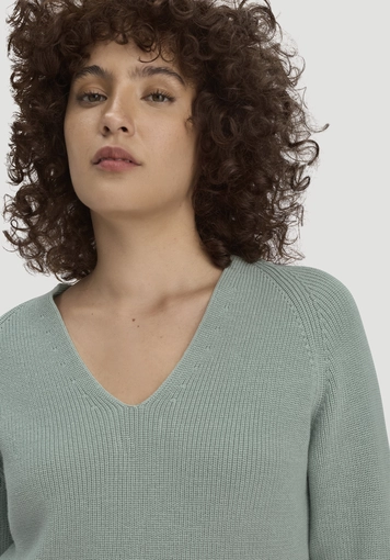 Knitted sweater regular made of pure organic cotton - 3