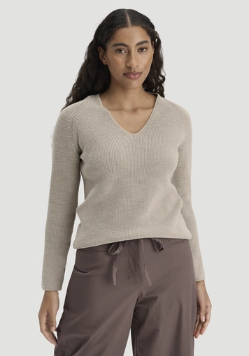 Knitted sweater regular made of pure organic cotton - 0