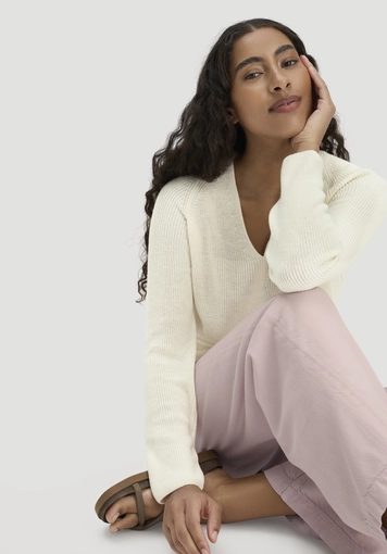 Knitted sweater regular made of pure organic cotton - 3