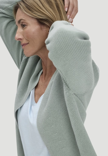 Strick Jacke Regular aus reiner Bio-Baumwolle - 3