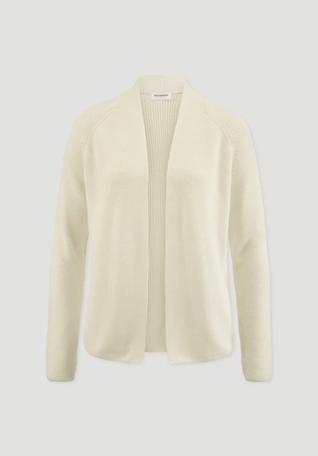Knitted jacket Regular made of pure organic cotton Knitted jacket Regular made of pure organic cotton