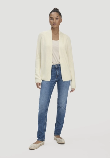 Knitted jacket Regular made of pure organic cotton - 1
