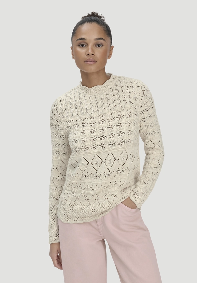 Strick Pullover Regular aus reiner Bio-Baumwolle