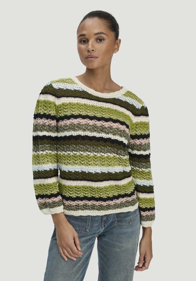 Strick Pullover Regular aus reiner Baumwolle