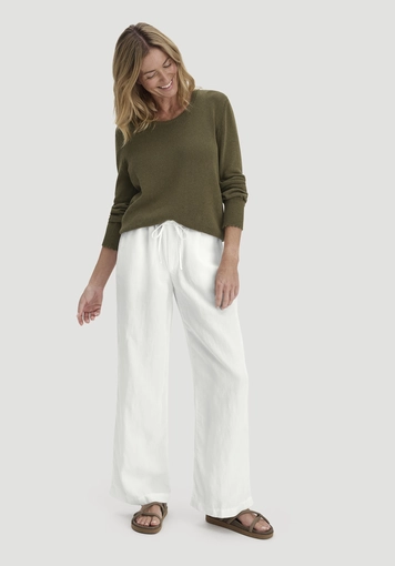 Strick Pullover Relaxed aus Leinen mit Bio-Baumwolle und LENZING™ ECOVERO - 1