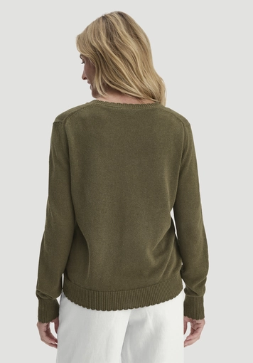 Strick Pullover Relaxed aus Leinen mit Bio-Baumwolle und LENZING™ ECOVERO - 2