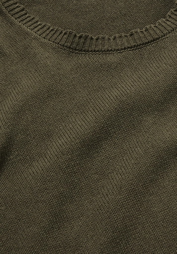 Relaxed knit pullover made of linen with organic cotton and LENZING™ ECOVERO - 5