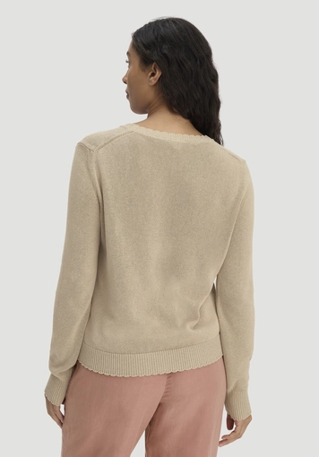 Strick Pullover Relaxed aus Leinen mit Bio-Baumwolle und LENZING™ ECOVERO - 2