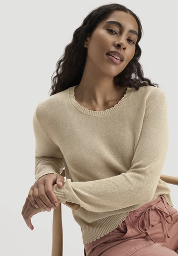 Strick Pullover Relaxed aus Leinen mit Bio-Baumwolle und LENZING™ ECOVERO - 3