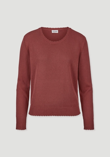 Strick Pullover Relaxed aus Leinen mit Bio-Baumwolle und LENZING™ ECOVERO Strick Pullover Relaxed aus Leinen mit Bio-Baumwolle und LENZING™ ECOVERO