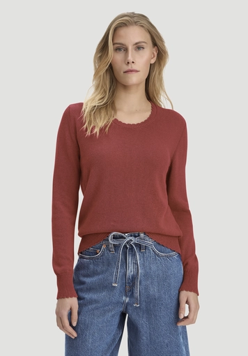 Strick Pullover Relaxed aus Leinen mit Bio-Baumwolle und LENZING™ ECOVERO - 0