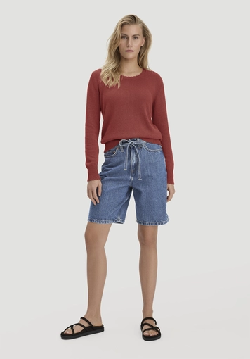 Strick Pullover Relaxed aus Leinen mit Bio-Baumwolle und LENZING™ ECOVERO - 1
