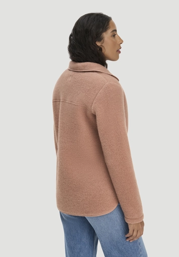 Regular wool fleece jacket made from pure organic merino wool - 2
