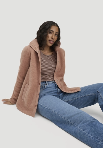 Wollfleece Jacke Regular aus reiner Bio-Merinowolle - 4