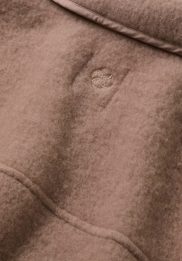Regular wool fleece jacket made from pure organic merino wool - 6