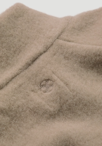 Wollfleece Jacke Relaxed aus Bio-Merinowolle mit Bio-Baumwolle - 5