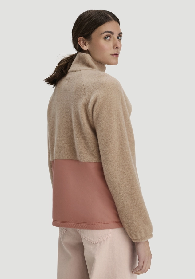 Wollfleece Jacke Relaxed aus Bio-Merinowolle mit Bio-Baumwolle