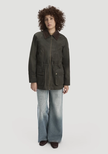 Regular wax jacket made from pure organic cotton - 1