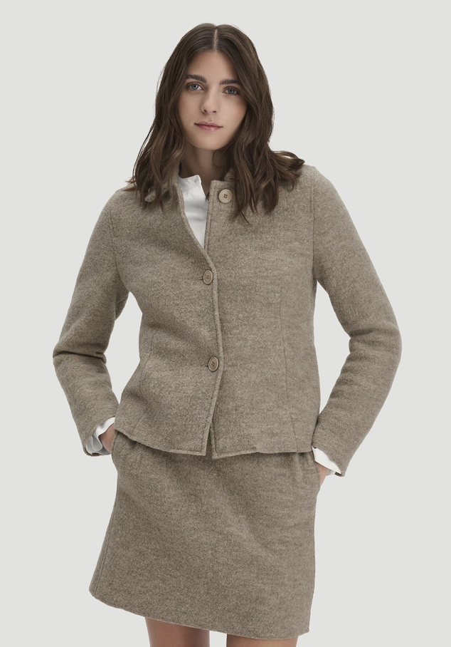 Walk Jacke Regular aus reiner Bio-Merinowolle